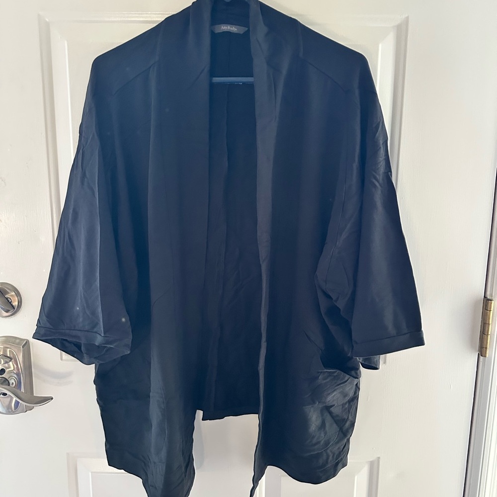 Elegant Black Women's Cardigan